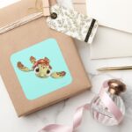 Squirt 1 Square Sticker