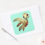 Squirt 2 Square Sticker