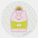 Squishy 1 Classic Round Sticker