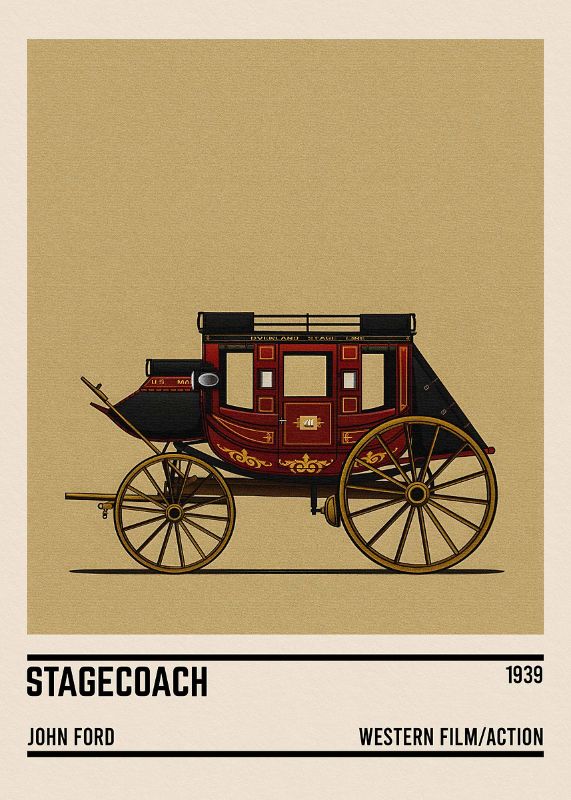 Stagecoach Movie Coach Poster