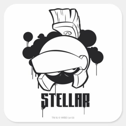 Stellar MARVIN THE MARTIAN™ Square Sticker
