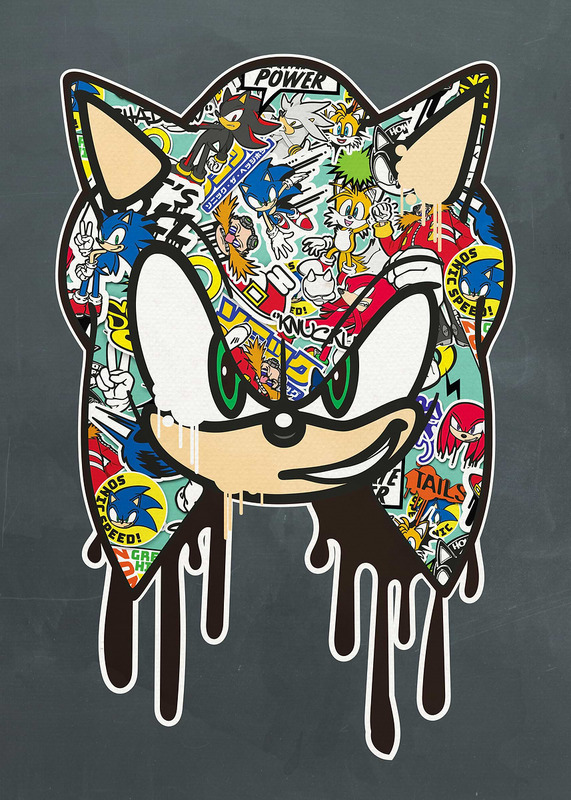 Sticker Bomb Poster
