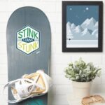 Stink Stank Stunk Badge Sticker