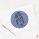 Study At HOGWARTS™ Astronomy Tower Classic Round Sticker