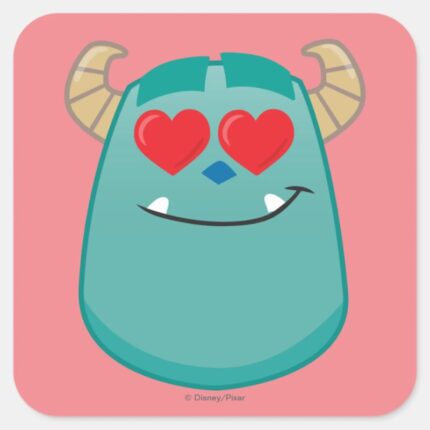 Sulley Emoji Square Sticker
