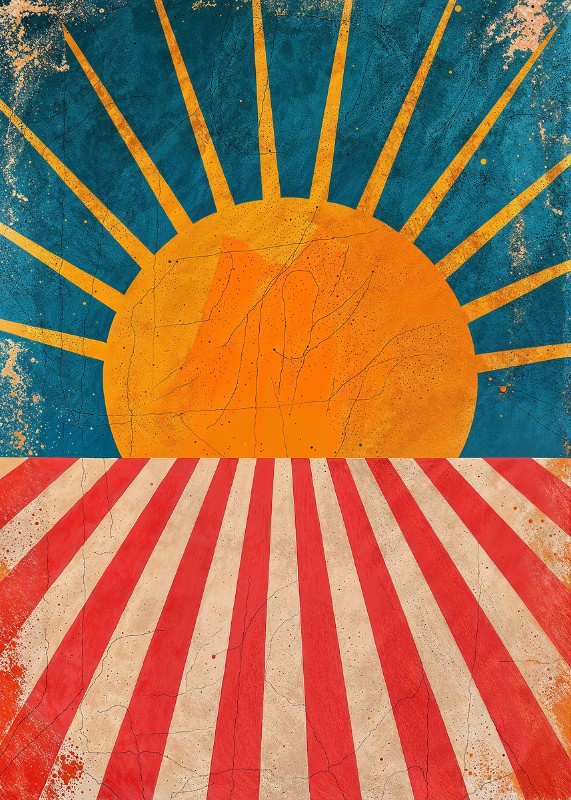 Sunburst Harmony Poster