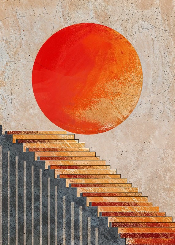 Sunrise Steps Poster