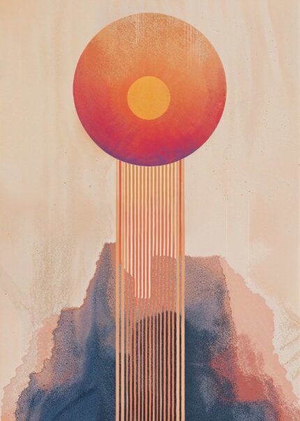 Sunrise Symmetry Poster