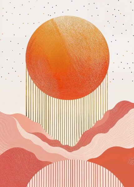 Sunset Dunes Poster