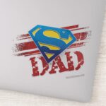 Super Dad Stripes Sticker