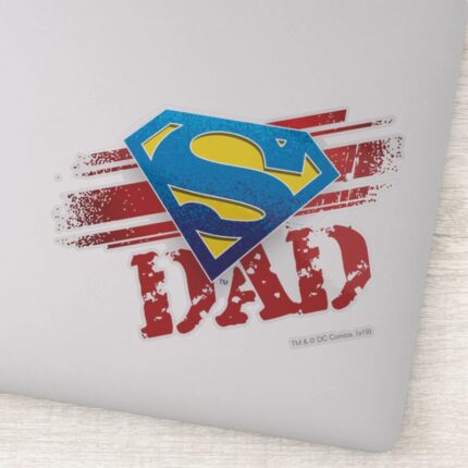 Super Dad Stripes Sticker