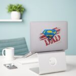 Super Dad Stripes Sticker