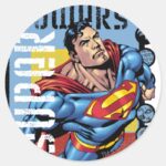 Super Powers Classic Round Sticker
