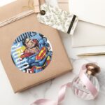 Super Powers Classic Round Sticker