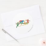 Super Powers™ Collection 11 Classic Round Sticker