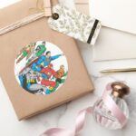 Super Powers™ Collection 12 Classic Round Sticker