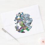 Super Powers™ Collection 13 Classic Round Sticker