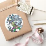 Super Powers™ Collection 13 Classic Round Sticker