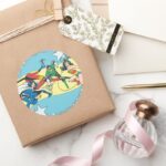 Super Powers™ Collection 14 Classic Round Sticker