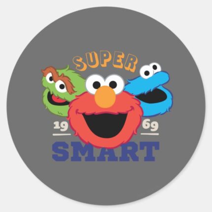 Super Smart Characters Classic Round Sticker