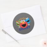 Super Smart Characters Classic Round Sticker