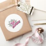 Superman Smack Classic Round Sticker