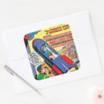 Superman 146 Square Sticker