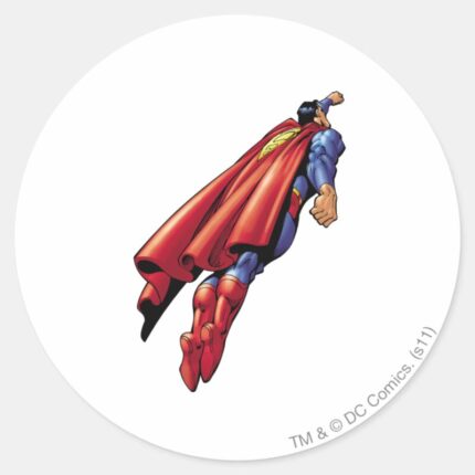 Superman 36 Classic Round Sticker