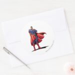 Superman 3 Classic Round Sticker