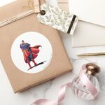 Superman 3 Classic Round Sticker
