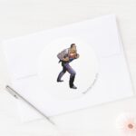 Superman 46 Classic Round Sticker