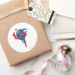 Superman 89 Classic Round Sticker