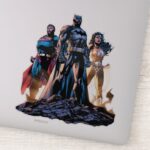 Superman Batman Wonder Woman Trinity Sticker