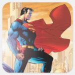 Superman Daily Planet Square Sticker