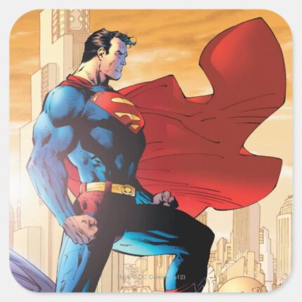 Superman Daily Planet Square Sticker