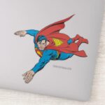 Superman Dives Left Sticker