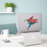 Superman Dives Left Sticker