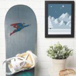 Superman Flying Right Sticker