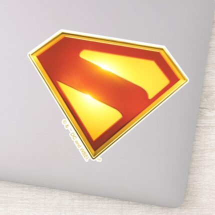 Superman Golden S Shield Brilliance Sticker