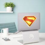 Superman Golden S Shield Brilliance Sticker