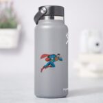 Superman Leaps Right Sticker