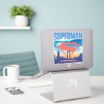 Superman Metropolis Skyline Sticker