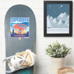 Superman Metropolis Skyline Sticker