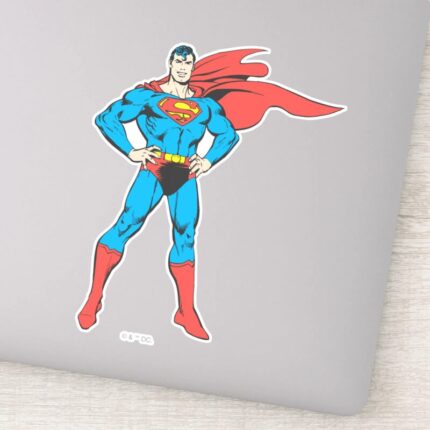 Superman Posing Sticker