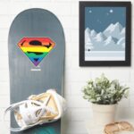 Superman Rainbow Logo Sticker