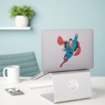 Superman Right Fist Raised Sticker