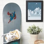 Superman Right Fist Raised Sticker