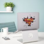 Superman S Shield Broken Metal Logo Sticker