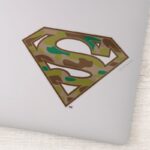 Superman S Shield Camouflage Logo Sticker