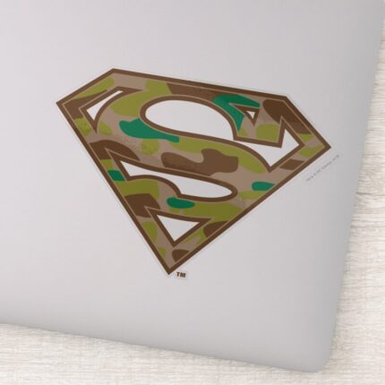 Superman S Shield Camouflage Logo Sticker